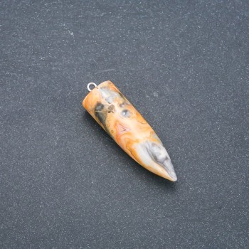 Agate Stone Pendulum Pendant 13x40x45 mm (±)