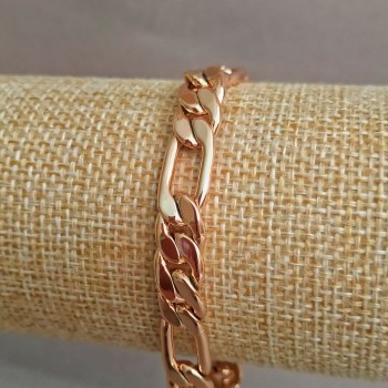 Xuping Bracelet 18K Gold Plating, 19 cm length, 8 mm thickness+