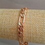 Xuping Bracelet 18K Gold Plating, 19 cm length, 8 mm thickness+