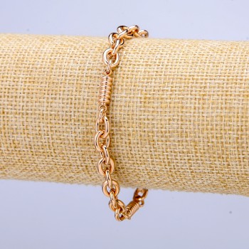 Bracelet Xuping 18K Gold Plating, thickness 5.5 mm, length 18 cm