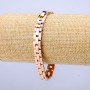 Xuping Bracelet 18K Gold Plating, 8 mm Thick, 19 cm Long