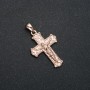 Pendant Xuping 18K Gold Plated Cross, diameter 31x18mm +