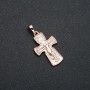 Xuping 18K Gold-Plated Cross Pendant, 29x15 mm +