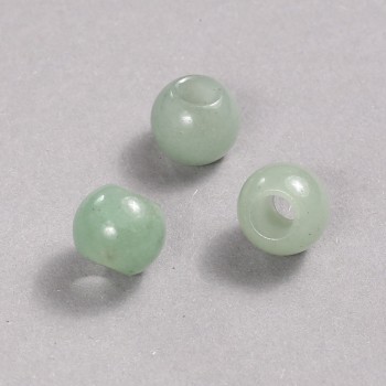 Pandora Bead from natural Jade 12x10 mm, hole diameter 5 mm +
