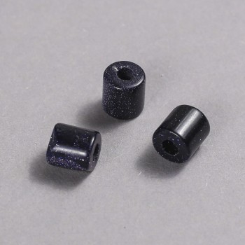 Bead Pandora Aventurine Blue Sand Cairo Night 9x9mm, hole diameter 3.5mm +