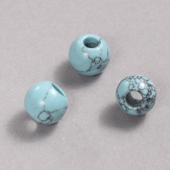 Pandora Turquoise Bead 14x12mm + -, hole diameter 5.5mm +