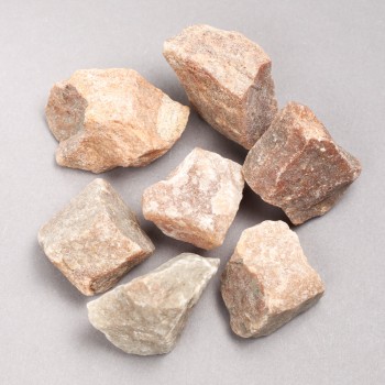 Natural untreated heliolite souvenir stones, diameter 25×30 mm ± (per 100 g) assorted sizes