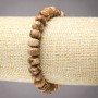 Landscape Jasper Elastic Bracelet with Smooth Rondel Beads, 9x7 mm diameter