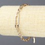 Xuping Bracelet 18K Gold Plating with White Crystals