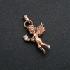 Pendant Xuping 18K Gold Plating Angel with White Crystal 30x15mm +