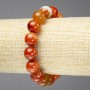 Elastic bracelet with Carnelian, 12 mm bead+