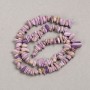 Phosphosiderite beads on thread (synthetic) chip 8x3mm + -, length 39 cm +