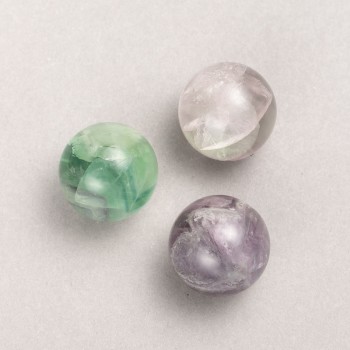 Souvenir Fluorite Sphere, Natural Stone, 30 mm ± (per 100 g)