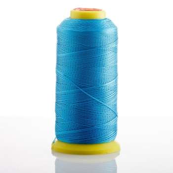 Turquoise nylon thread spool, 0.6 mm diameter, 500 m, for crafts