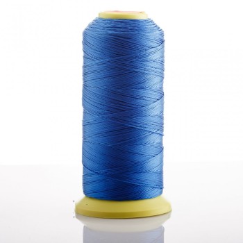 Blue bobbin thread, 0.9 mm nylon for crafts, 500 m