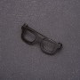 Brooch 'Mini Black Glasses' 42x15mm