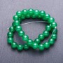 Natural chrysoprase gemstone beads, 10 mm diameter, 35 cm length+