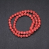 Synthetic Chalcedony Beads — Smooth Round Beads, 6 mm Diameter (±), on a 38 cm Strand
