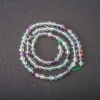 Natural fluorite gemstone beads, smooth ball, 5 mm diameter (+/-), strand length 38 cm