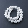 Kaholong natural stone beads on thread, 12mm diameter, 38 cm