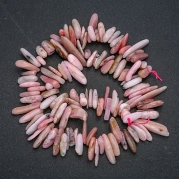 String of natural opal, chip 'needle' shape, diameter 18x6 mm, length 41 cm +