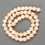Beads on String Selenite (Acrylic) Smooth Round Beads, 8.5 mm Diameter, 40 cm Length