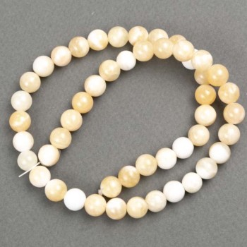 Beads on monofilament 'Pearl' (acrylic) smooth spheres, 8.5 mm diameter, 40 cm length