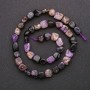 Charoite Beads, Faceted, 8 mm Diameter, 40 cm Length