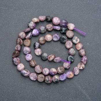 Chalcedony Haltivka Beads on Thread, 7x8 mm Diameter, 41 cm Length +
