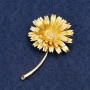 Daisy Flower Brooch 50x34mm