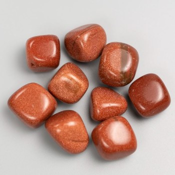 Натуральний камінь Авантюрин Золотий Пісок галтування 20х13мм - 25х21мм (+-) фасовка 100грам