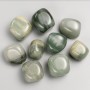 Souvenir natural seraphinite with faceting, 21×16 mm (+/-), 100 g pack