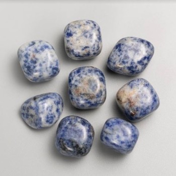 Souvenir natural sodalite stone, faceted, 21x17 mm (+/-) 100 g pack