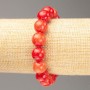Elastic Bracelet Coral (Artificial Acrylic), diameter 12.5 mm, length 18 cm