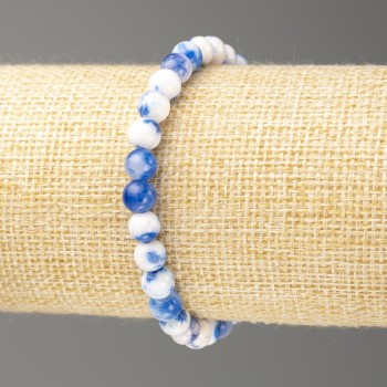 Blue-White Ocean Jade Bracelet (Acrylic)