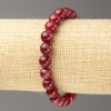 Tourmaline Bracelet (artificial acrylic), 8 mm diameter, 18 cm length, smooth beads on elastic