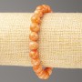 Bracelet 'Orange Coral' - Acrylic, 8mm beads, length approx. 18 cm, smooth beads on elastic
