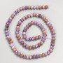 Phosphosiderite beads, natural stone, faceted rondelles on thread, diameter 5×3.5 mm, length 39 cm