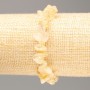 Citrine chip bracelet, diameter 11-6×5-2(±)mm on elastic, length 18 cm