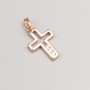 Xuping Cross Pendant 18K Gold-Plated, 21x13 mm+