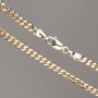Xuping Chain with 18K Gold Plating Armor-Link, 50 cm Length, 3.5 mm Thickness