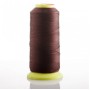Chocolate nylon bobbin thread, 0.3 mm diameter, for crafts, 500 m