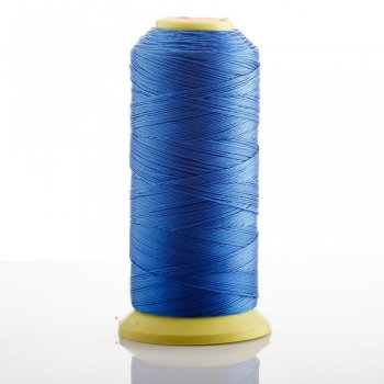 Dark blue bobbin thread, diameter 0.3 mm, nylon for crafts, 500 m