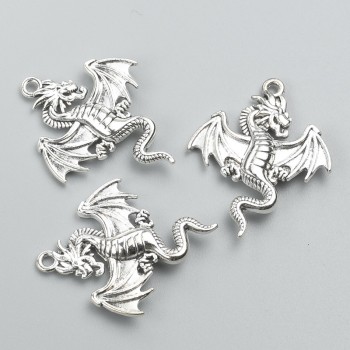 Dragon Pendant Hardware 33×26 mm, packaging 6 pcs ±