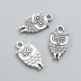 Owl pendant hardware 18x9 mm, packaging 15 pcs ±
