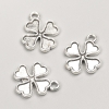 Shamrock pendant finding, diameter 18×15 mm, packaging 17 pcs +/- 20 g