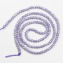 Small spinel beads (synthetic) purple amethyst, faceted round beads, 2 mm diameter, on a thread, length 37 cm