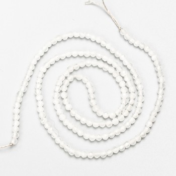 Small spinel beads (synthetic) faceted crystal beads, 2 mm diameter, on a 37 cm strand