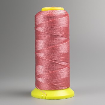 Peach Bobbin Thread, 0.6 mm diameter, nylon for crafts, 300 m