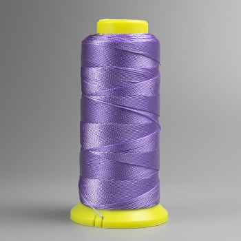 Lilac-colored bobbin thread, 0.6 mm diameter, nylon for crafts, 300 m